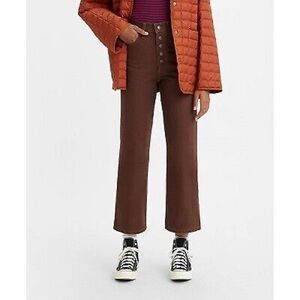 NWOT Levi's Women's Snap Ribcage Straight Ankle Jeans